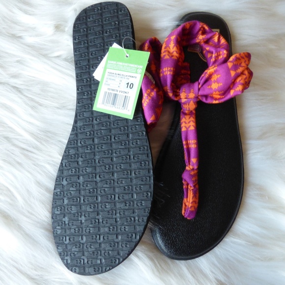 SANUK YOGA SLING ELLA PRINTS GEOMETRIC 10 NEW - Picture 3 of 3